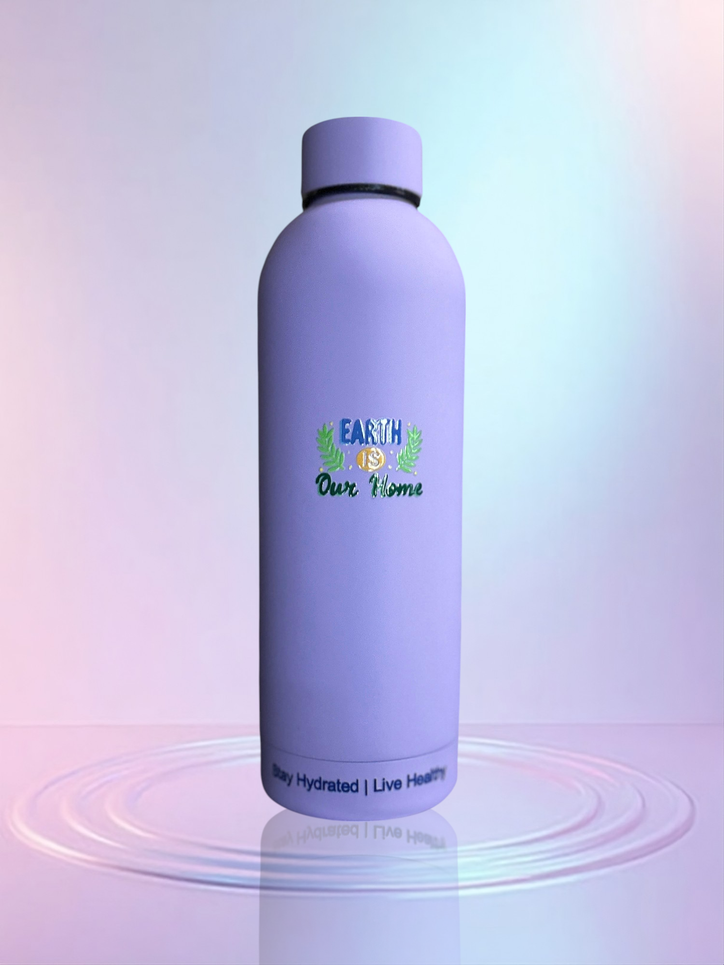 Purple standard stainless steel reuseable 17OZ water bottle