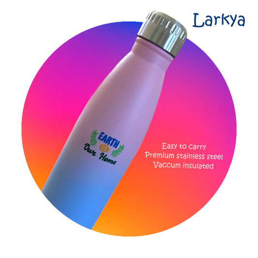 Pink blue classic stainless steel reusable 17OZ water bottle