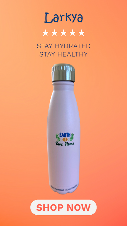 Pink classic stainless steel reusable 17OZ water bottle