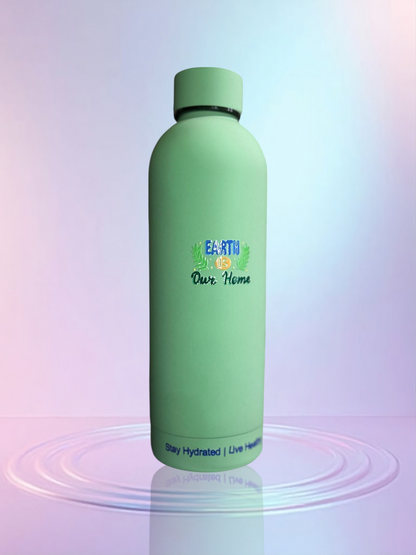 Light green standard stainless steel reusable 17OZ water bottle