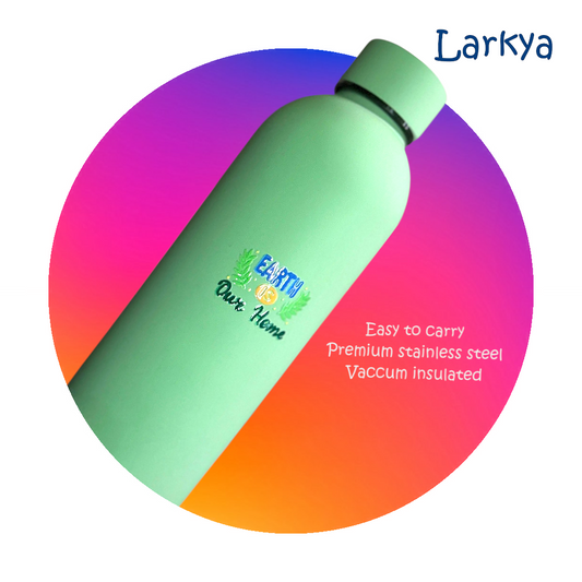 Light green standard stainless steel reusable 17OZ water bottle
