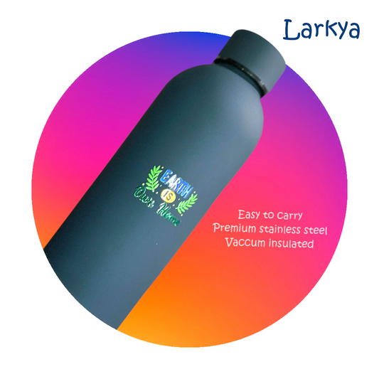 Navy blue stainless steel reusable 17OZ water Bottle