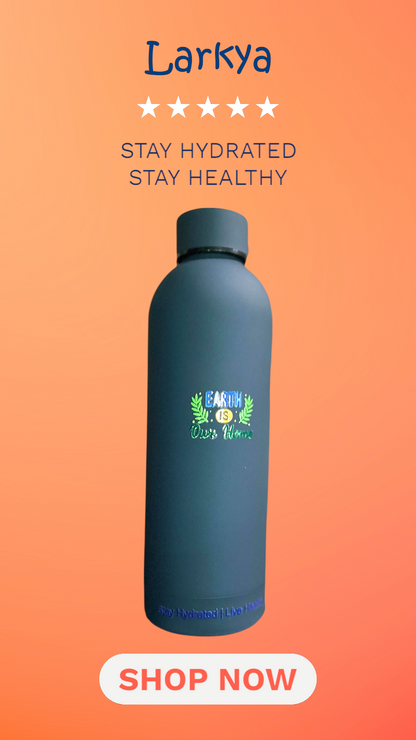 Navy blue stainless steel reusable 17OZ water Bottle
