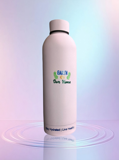 Pink standard stainless steel reusable 17OZ water bottle